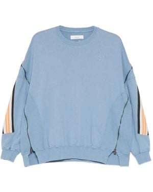 Facetasm Sweat À Fermeture Zippée - Bleu