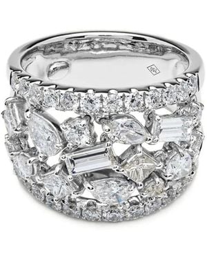 Jewels Aficionado 18Kt Weißgoldcocktailring Mit Diamanten - Grau