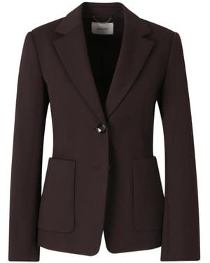 Dorothee Schumacher Blazer À Revers Crantés - Noir