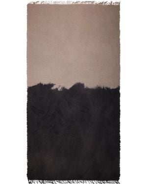 Uma Wang Schal mit Batikmuster - Natur