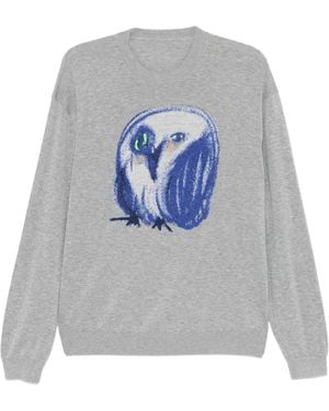 JNBY Bird-Embroidered Top - White