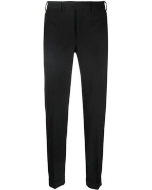 PT Torino Straight-Leg Tailored Pants - Black