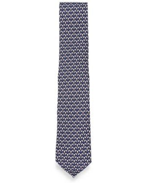 Ferragamo Silk Tie - Blu