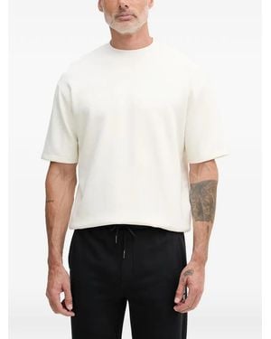 KARL LAGERFELD Embossed-Logo T-Shirt - White