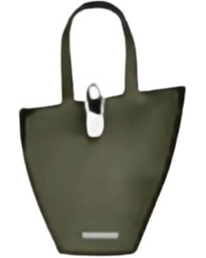 Jacquemus The small Bambola ring-closure bucket bag - Grün
