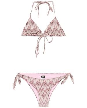 IU RITA MENNOIA Tie-Fastening Bikini - Pink