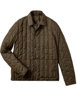 Montedoro Quilted Padded Jacket - Brown