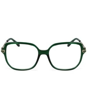 Ferragamo Eyewear Shield Full-Riim Glasses - Black