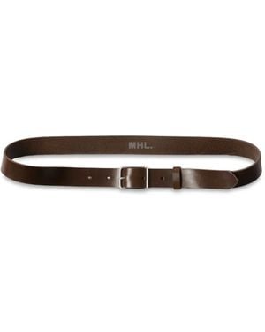Margaret Howell Keeper Buckle Belt - White