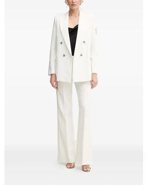 Ermanno Scervino ピンストライプ ジャケット - ホワイト