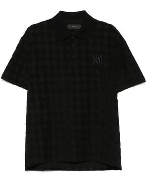 Amiri Ma Quad Polo Shirt - Black