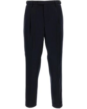Barena Pleated-Front Pants - Blue