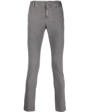 Dondup Skinny-Cut Faded-Wash Trousers - Grey