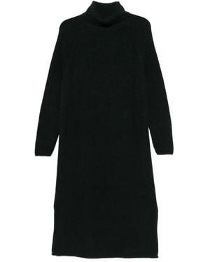 Marc O' Polo Turtleneck Raglan-Sleeve Midi Dress - Black