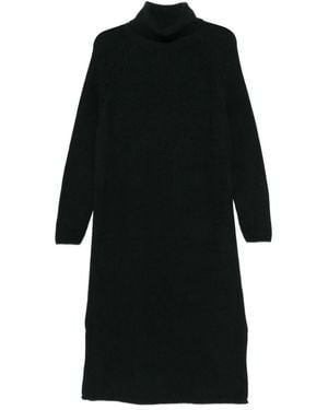 Marc O' Polo Turtleneck Raglan-Sleeve Midi Dress - Black