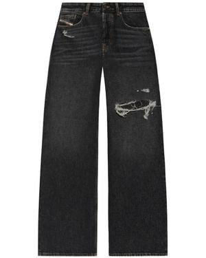 DIESEL Relaxed Jeans Low-Waist D-Rise - Black