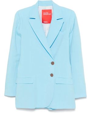 ..,merci Single-Breasted Blazer - Blue