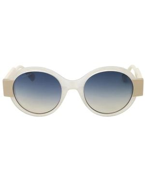 MAX&Co. Round-Frame Sunglasses - Blue