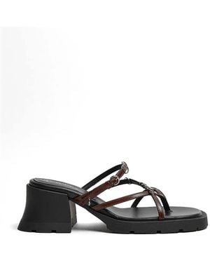 Miista Ring-Embellished Multi-Strap Sandals - White