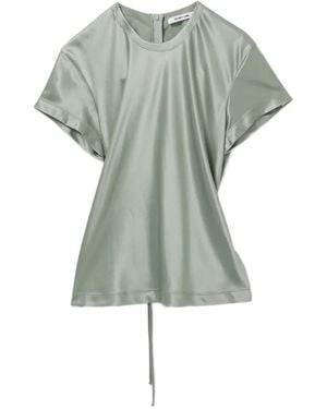 Helmut Lang シルクブラウス - グリーン