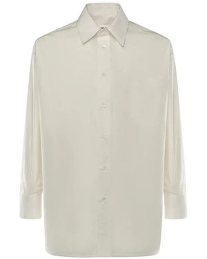 MM6 by Maison Margiela Chest-Pocket Buttoned Shirt - White