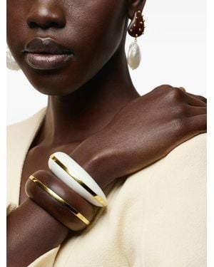 Lizzie Fortunato Halo Cuff Bracelet - Brown