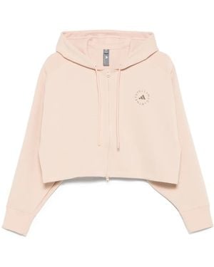 adidas By Stella McCartney Sudadera con capucha y cremallera - Neutro