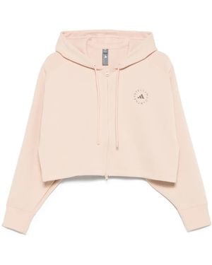 adidas By Stella McCartney Kapuzenjacke mit Reißverschluss - Natur