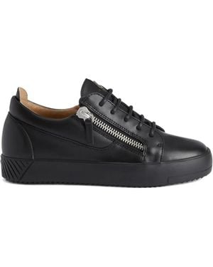 Giuseppe Zanotti Gail Zip-Lace Trainers - Black