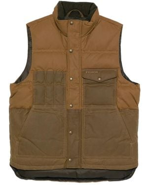 Filson Quilted Gilet - Brown