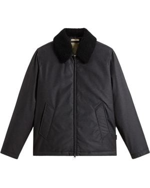 Woolrich Sherpa-Collar Padded Jacket - Black