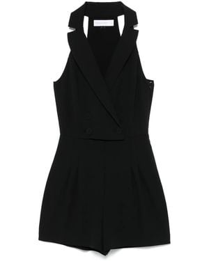 Patrizia Pepe Tailored Playsuit - Black