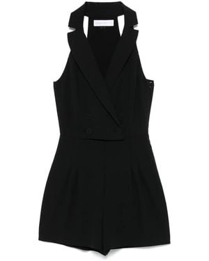 Patrizia Pepe Tailored Playsuit - Black