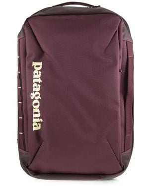 Patagonia Hole Logo-Print Backpack - Purple