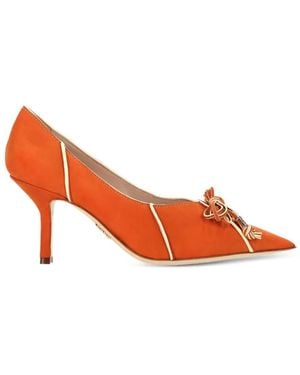 Rodo Pumps Con Fiocco - Rosso