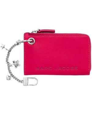 Marc Jacobs Snapshot Logo-Plaque Wallet - Pink