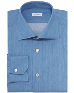 Kiton Cotton Shirt - Blue