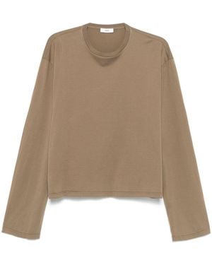 Rier Cotton Jersey T-Shirt - Natural