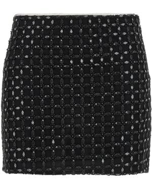 ROTATE BIRGER CHRISTENSEN 'Beaded' Skirt - Black