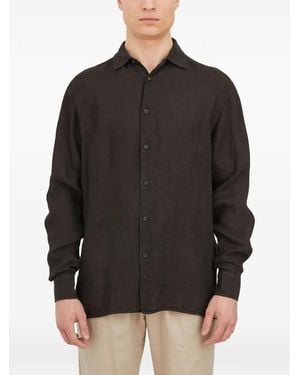 Paolo Pecora Buttoned Shirt - Black
