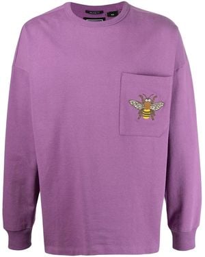 Timberland Sweatshirt Mit Bienenstickerei - Lila