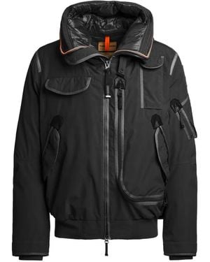 Parajumpers Gobi Light Hooded Bomber Jacket - Black