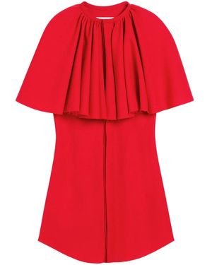 Ami Paris Ruffled Mini Dress - Red