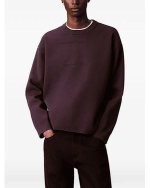 Calvin Klein Crew-Neck Sweatshirt - Red