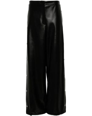 Stella McCartney Faux-Leather Trousers - Black