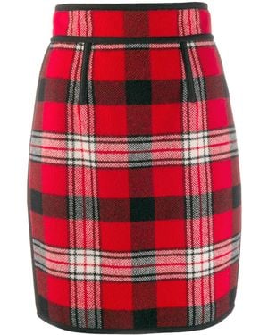 DSquared² Tartan Mini Skirt - Red