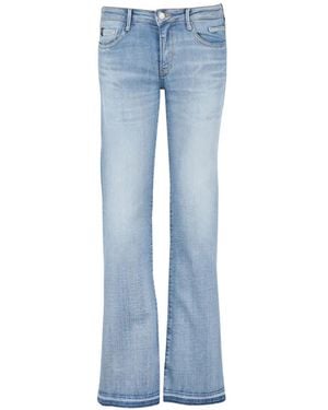 Le Temps Des Cerises Beth Flared Jeans - Blue