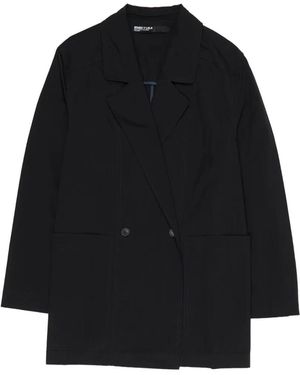 Bimba Y Lola Double-Breasted Blazer - Black