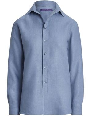 Ralph Lauren リネンシャツ - ブルー