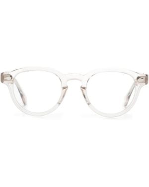 Moscot Gafas Maydela Con Montura Redonda - Blanco
